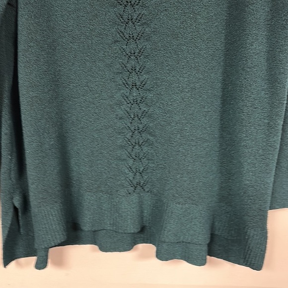 LC Lauren Conrad Beautiful deep teal Pullover Sweater, longer in back, XXL - Picture 4 of 9